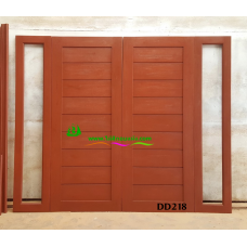 ประตูไม้สักบานคู่ รหัส DD218
